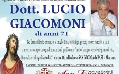 Domani i funerali dell’amico Lucio